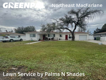Yard Mowingin Tampa,33607,Lawn Care by Palms N Shades , work completed in Dec , 2025