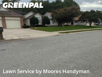 Yard Mowing in Camden, 19934, Front Yard Mowing by Moores Handyman, work completed in Nov , 2025