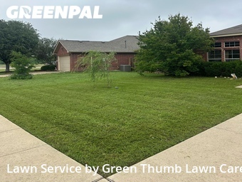 Lawn Servicein Saginaw,76179,Grass Cut by Green Thumb Lawn Care, work completed in Jun , 2026