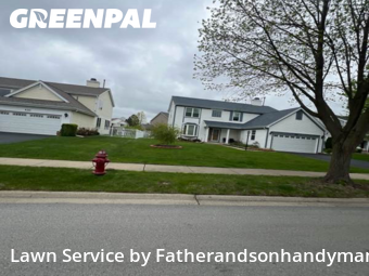 Lawn Care Servicein Palatine,60074,Lawn Mowing Service by Fatherandsonhandyman, work completed in Dec , 2025