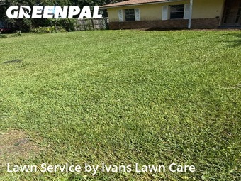 Completed mowing work