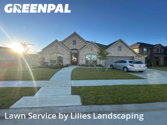 Yard Cuttingin Tomball,77377,Yard Mowing by Lilies Landscaping, work completed in Dec , 2025