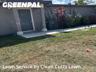 Weed Trimming in Bradenton, 34208, Front Yard Mowing by Clean Cutts Lawn , work completed in Nov , 2025