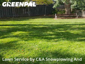 Lawn Cuttingin Arlington Heights,60005,Lawn Cut by C&A Snowplowing And , work completed in Dec , 2025