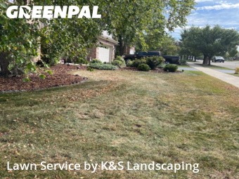 Lawn Servicein Orland Park,60467,Yard Mowing by K&S Landscaping, work completed in Nov , 2025