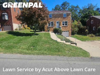 Property Maintenance in Bethel Park, 15102, Backyard Mowing by Acut Above Lawn Care, work completed in Nov , 2025