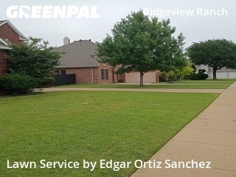 Lawn Servicein Plano,75025,Grass Cut by Edgar Ortiz Sanchez, work completed in Jun , 2026