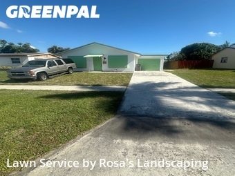 Lawn mowed in Palm Beach Gardens, 33410