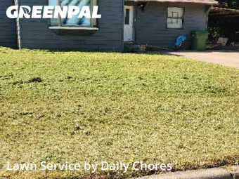 Lawn Care in Wichita Falls, 76301, Grass Cutting by Daily Chores, work completed in Oct , 2025
