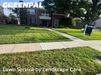 Lawn Maintenancein Richardson,75082,Grass Cut by Landscape Care, work completed in Jun , 2026
