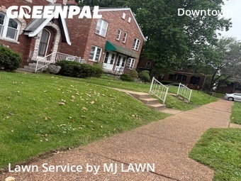 Lawn Mowingin St Louis,63116,Yard Cutting by MJ LAWN, work completed in Jul , 2026