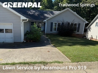 Lawn mowed in Raleigh, 27603