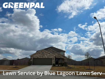 Lawn Mowing Servicein Rosenberg,77471,Yard Cutting by Blue Lagoon Lawn Serv, work completed in Feb , 2026