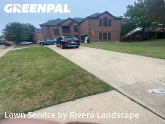 Lawn Cuttingin Flower Mound,75028,Lawn Mowing by Rivera Landscape , work completed in Dec , 2025