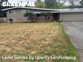 Lawn Care Servicein Bellevue,98007,Yard Cutting by Quality Landscaping, work completed in Dec , 2025