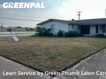 Lawn Servicein Irving,75062,Lawn Maintenance by Green Thumb Lawn Care, work completed in Dec , 2025
