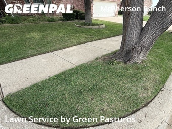 Yard Mowingin Fort Worth,76244,Grass Cut by Green Pastures, work completed in Jun , 2026