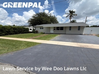 Lawn Cutin Hollywood,33024,Yard Mowing by Wee Doo Lawns Llc, work completed in Jul , 2026