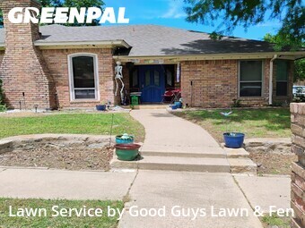 Lawn Maintenancein Bedford,76021,Yard Mowing by Good Guys Lawn & Fen, work completed in Jun , 2026
