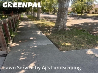 Lawn mowing work completed in Merced, CA