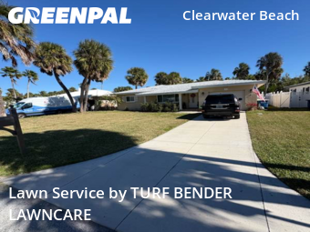 Lawn Cuttingin Clearwater,33767,Lawn Maintenance by TURF BENDER LAWNCARE, work completed in Mar , 2026
