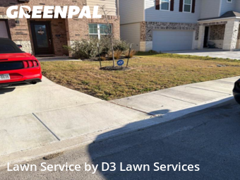 Lawn Mowing Servicein San Antonio,78253,Grass Cutting by D3 Lawn Services, work completed in Jan , 2026