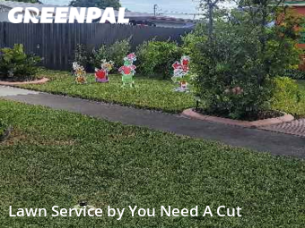 Grass Cuttingin Hialeah,33012,Yard Cutting by You Need A Cut , work completed in Oct , 2025
