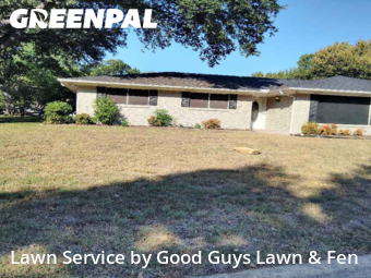 Lawn Cutin Hurst,76053,Yard Mowing by Good Guys Lawn & Fen, work completed in Nov , 2025
