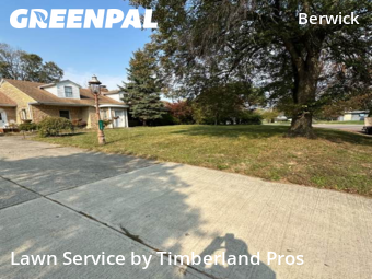 Front Yard Mowing in Columbus, 43209, Lawn Work by Timberland Pros, work completed in Oct , 2025