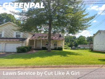 Weed Trimming in Douglasville, 30134, Front Yard Mowing by Cut Like A Girl , work completed in Nov , 2025