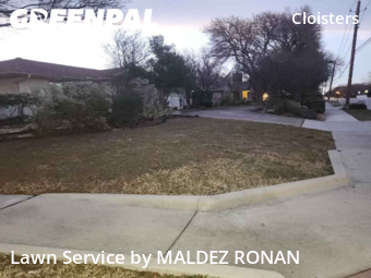 Lawn Servicein Plano,75075,Yard Cutting by MALDEZ RONAN, work completed in Jan , 2026