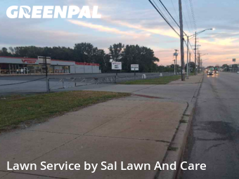 Front Yard Mowing in Gary, 46408, Grass Cutting by Sal Lawn And Care, work completed in Oct , 2025