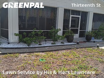 Backyard Landscaping In St. Petersburg,33705,Landscaping by His & Hers Lawncare, work completed in Jul , 2026