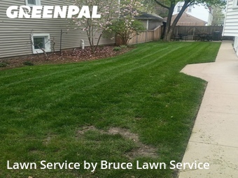 Yard Mowingin Oak Park,60304,Lawn Care by Bruce Lawn Service, work completed in Jun , 2026