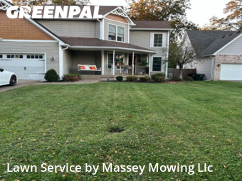 Front Yard Mowing in Jeffersontown, 40299, Grass Care by Massey Mowing Llc, work completed in Dec , 2025