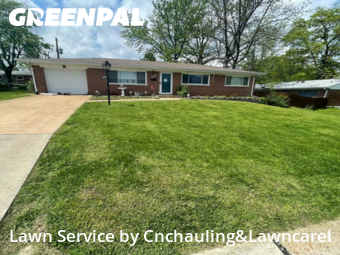 Yard Mowingin Affton,63123,Lawn Care Service by Cnchauling&Lawncarel, work completed in Oct , 2025