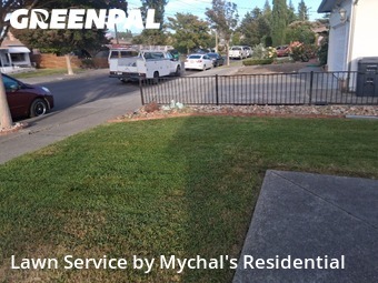 Lawn mowing work completed in Napa, CA