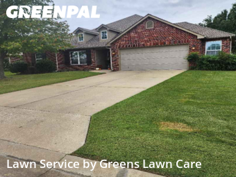 Yard Upkeep in Broken Arrow, 74014, Weed Trimming by Greens Lawn Care, work completed in Oct , 2025