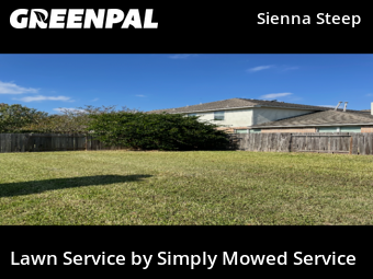 Yard Mowingin Missouri City,77459,Grass Cutting by Simply Mowed Service, work completed in Dec , 2025