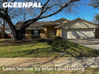 Lawn Carein Flower Mound,75028,Lawn Mowing by Alfas Landscaping, work completed in Jun , 2026