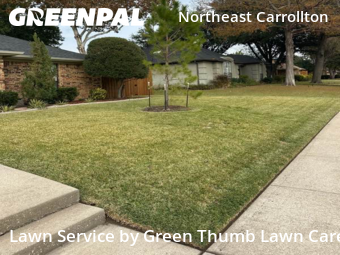 Weekly Mowing in Carrollton, 75007, Lawn Services by Green Thumb Lawn Care, work completed in Dec , 2025