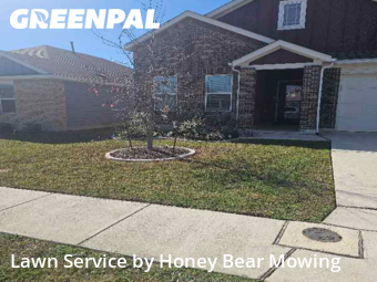 Yard Mowingin New Braunfels,78130,Yard Cutting by Honey Bear Mowing, work completed in Feb , 2026