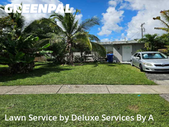 Yard Cutting in Margate, 33063, Lawn Maintenance by Deluxe Services By A, work completed in Dec , 2025