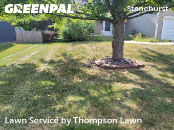 Yard Cuttingin Olathe,66062,Lawn Cut by Thompson Lawn, work completed in Dec , 2025