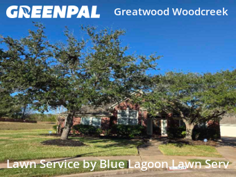 Yard Mowingin Sugar Land,77479,Lawn Mow by Blue Lagoon Lawn Serv, work completed in Dec , 2025