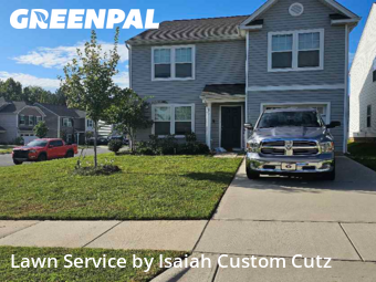 Lawn Mowingin Kannapolis,28081,Lawn Care by Isaiah Custom Cutz, work completed in Nov , 2025