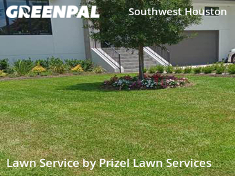 Yard Cuttingin Bellaire,77401,Lawn Mowing by Prizel Lawn Services, work completed in Dec , 2025