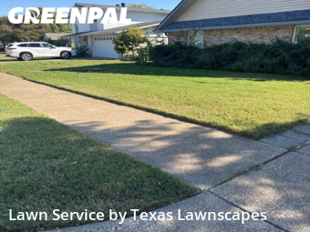 Lawn Mowing Servicein Garland,75042,Lawn Mowing by Texas Lawnscapes, work completed in Nov , 2025