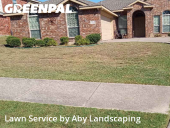 Lawn Mowingin Wylie,75098,Lawn Service by Aby Landscaping, work completed in Nov , 2025