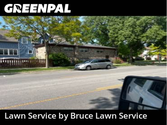 Yard Mowingin Oak Park,60302,Grass Cut by Bruce Lawn Service, work completed in Nov , 2025